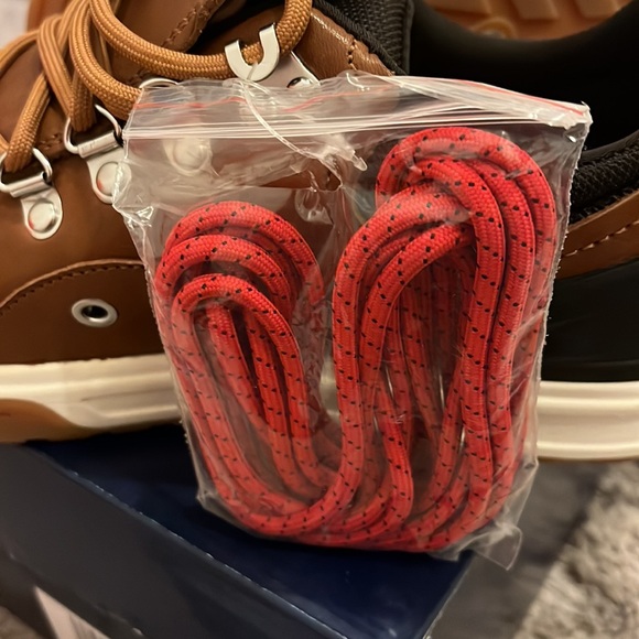 Polo Ralph Lauren Adventure 100 SK ATH tan burnished calf leather shoes Mens 8.5 - Picture 13 of 16